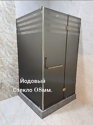 ремкомплект душевой кабины: Душевые ограждения из закалённого матового стекла - Материал — 1