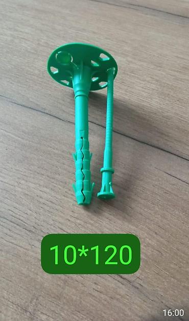 Дюбель-гвозди: Дюбель грибокдля фасадного утиплителя с металлическим гвоздем. ОПТОМ — 6