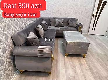 küc divan: Künc divan dəsti – 590 AZN - Rəng seçimi var - Künc L-forma divan + — 1