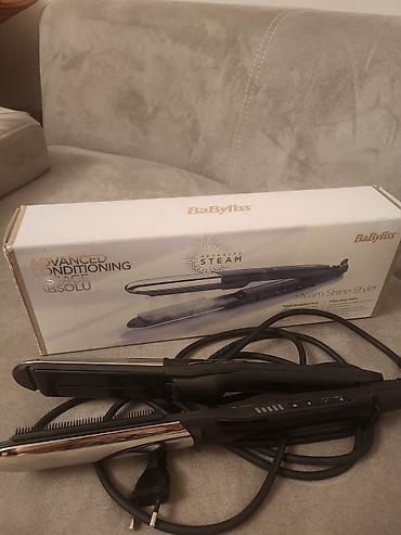 buxar utusu: BaByliss Steam Shine Styler – buxarlı saç düzləndirici - Qabaqcıl — 1