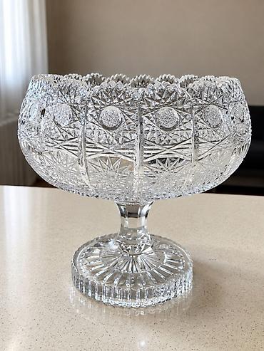 stikerler: Sonne Crystal brendi – kəsimli şamdan/ayaqlı kristal meyvə qabı - — 2
