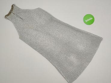 srebrne: Sukienka damska, rozmiar S — 3