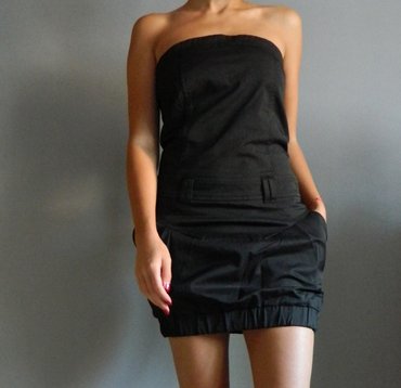 Lične stvari: Crna mini haljina, veličina 38