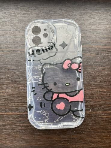 сккпка микроволновки: Прозрачный силиконовый чехол с принтом Hello Kitty для IPhone 12 новый
