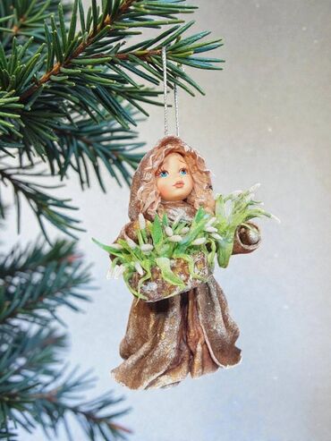 Другие товары для детей: ЭКСКЛЮЗИВ!!! Ёлочная игрушка,миниатюрная статутк и сувенир «Девочка с — 1