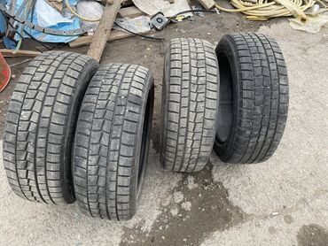 Шины: Шины 215 / 55 / R 17, Зима, Б/у, Комплект, Легковые, Япония, Dunlop