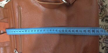 Rukzaklar: Стильный рюкзак из натуральной кожи, цвет рыжий, в отличном состоянии — 15