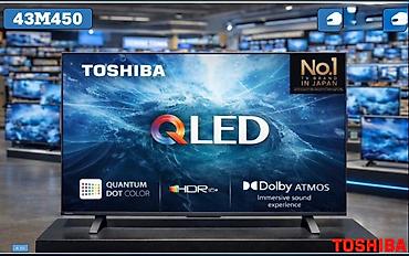 dvb t2 tv box: Yeni Televizor Toshiba QLED 43" 4K (3840x2160), Ünvandan götürmə, Ödənişli çatdırılma, Rayonlara çatdırılma — 1