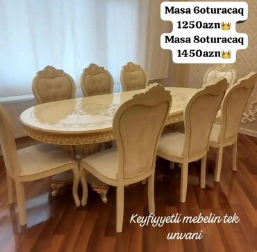 Masa və oturacaq dəstləri: Yeni