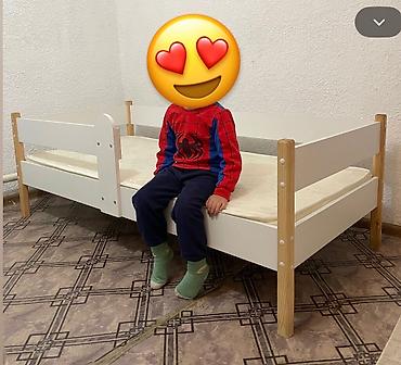 Үй жана бакча: Продаю кровать длина 160 ширина 70 высота 35-40см матрас полу — 1