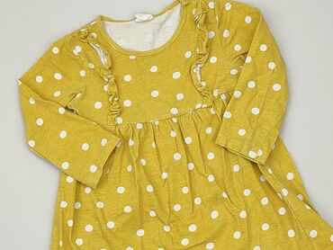 zółta sukienka: Sukienka, H&M, 9-12 m, stan - Dobry