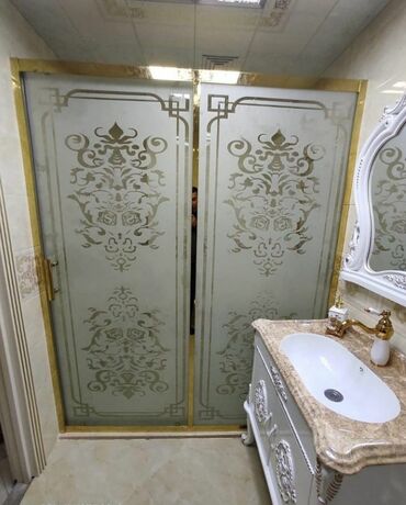 Duş kabinaları, arakəsmələr: Yeni Üstü açıq kabina, Künc üçün, Ödənişli çatdırılma — 17