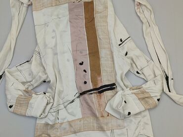 brązowa bluzki z długim rękawem: Koszula Damska, Zara, S, stan - Dobry