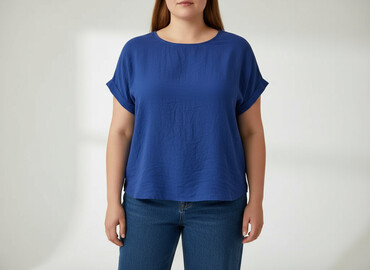 bluzki nietoperz plus size: Bluzka damska, rozmiar 4XL