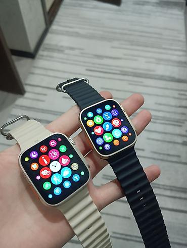 pixel watch: Смарт-часы с прямоугольным безрамочным экраном, две расцветки ремешка — 3