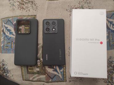 телефон за 7000 сом: Xiaomi, 14T Pro, Новый, 512 ГБ, цвет - Черный, 2 SIM