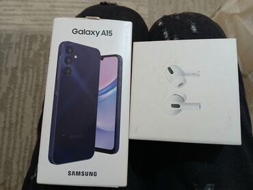 самсун а50: Samsung Galaxy A15, Колдонулган, 128 ГБ, түсү - Кызгылт көк, 2 SIM