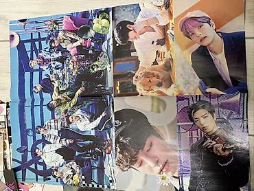 dəftər üzü şəkilləri: K-pop temalı poster dəsti - Çoxsəhifəli, iri formatlı posterlər — 3
