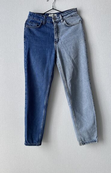 брюки модные: Джинсы и брюки, цвет - Голубой, Б/у