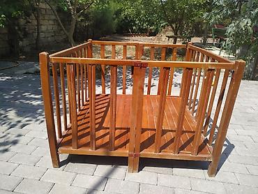 Uşaq dünyası: Taxtadan hazırlanmış uşaq maneci. Kvadrat formalı konstruksiyaya — 3