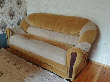 Çarpayılar: İşlənmiş, Divan, 2 kreslo, Divan, Bazasız, Açılmayan