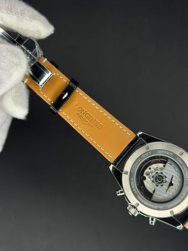 saat samdan: Longines Conquest Chronograph qol saatı - Korpus: paslanmayan — 5