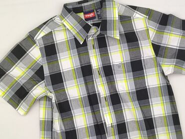 Shirt 12 years, condition - Perfect, pattern - Cell, color - Black
