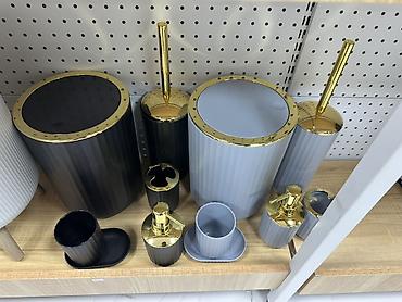 Чарбалык товарлар: Набор аксессуаров для ванной, 6 предметов (6 PCS Bathroom Set) Состав — 3