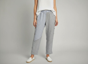 legginsy push up decathlon: Material trousers for women, size L