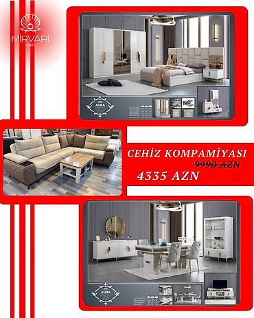 Sifarişlə yataq dəstləri: Mebel dəsti – “Mirvari” kolleksiyası Cehiz komplektləri müxtəlif — 7