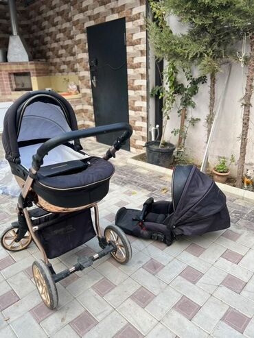 Yemək masaları, oturacaqları: MilBaby active mommy kalyaska satilir qiymeti 250man yaxwi veziyyetde