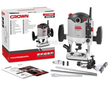 шлифовальные машины для пола: Фрезер новый Crown ct 11001 
Мощность 2100 ватт