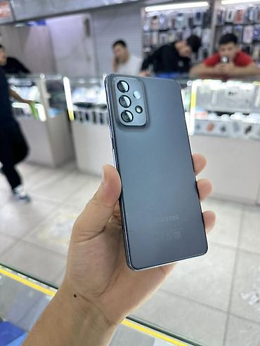 Samsung: Samsung Galaxy A73, Б/у, 128 ГБ, цвет - Серый, 2 SIM, 1 SIM — 1