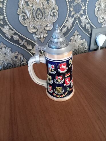 Digər ev dekoru: Dekorativ əşyalar dəsti - İtlə kompozisiyalı masa saatı: Qara-bürünc — 3