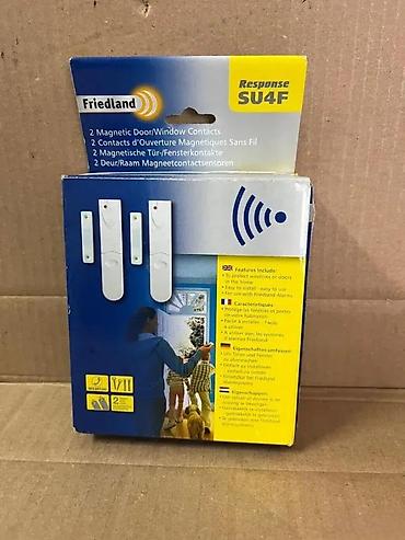 Oprema za video nadzor: Friedland Response SU4F – bežični magnetski kontakti za vrata/prozore — 1