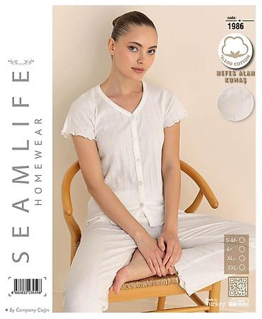 пижамные костюмы: Пижама, Атлас, Турция, С кружевом, Все размеры — 8