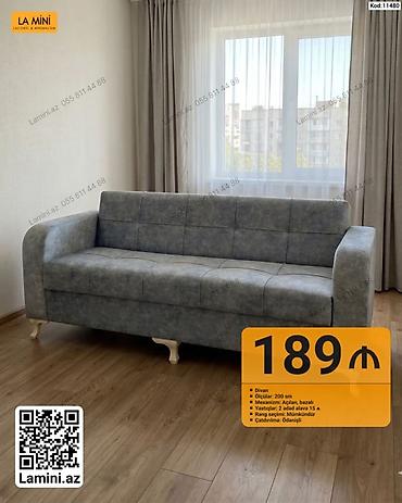 Divanlar: Divan – Kod: 11480 - Ölçü: 200 sm - Mexanizm: Açılan, bazalı - — 1