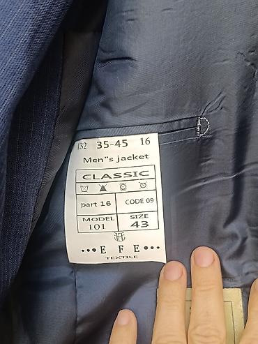 stud 5000: Классический мужской школьный костюм тройка EFE Textile, новый. - — 4