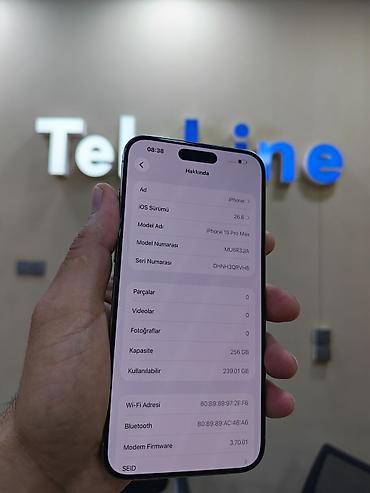 usb iphone: IPhone 15 Pro Max, 256 GB, Natural Titanium, Zəmanət, Simsiz şarj, Face ID — 3
