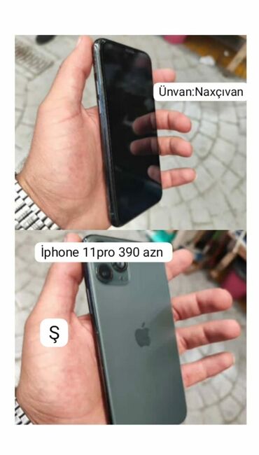 islenmis noutbuklar: IPhone 11 Pro, Зеленый, Отпечаток пальца, Беспроводная зарядка, Face ID