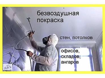 Покраска потолков, Покраска стен, На масляной основе, На водной основе, Больше 6 лет опыта