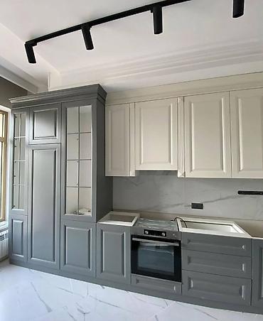 silver kitchen: Кухонный набор на заказ, МДФ, По договорённости, Бесплатная доставка, Гарантия, Дизайн, проект, Рассрочка — 7