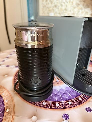nespresso aparati: Nespresso kapsul qəhvə aparatı + Aeroccino süd köpürdücü seti - — 3