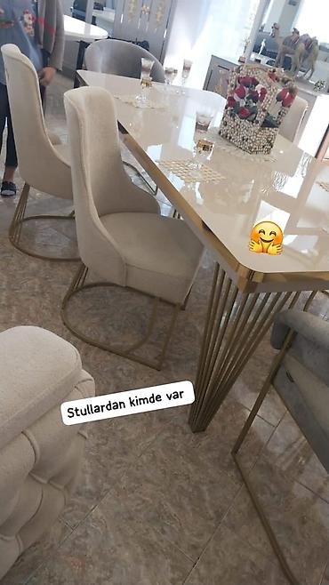 heyet stol stul: Masa desti yeni qonaq otağı mebeli keyfiyyətli — 1