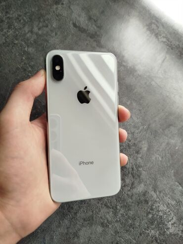 буу телефон: IPhone Xs, Колдонулган, 64 ГБ, Ак, 75 %