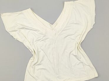 białe koszulowe bluzki damskie: Bluzka Damska, Lindex, 2XL, stan - Dobry