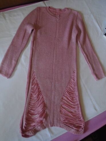 ivet midi haljine: M (EU 38), color - Pink, Other style, Long sleeves