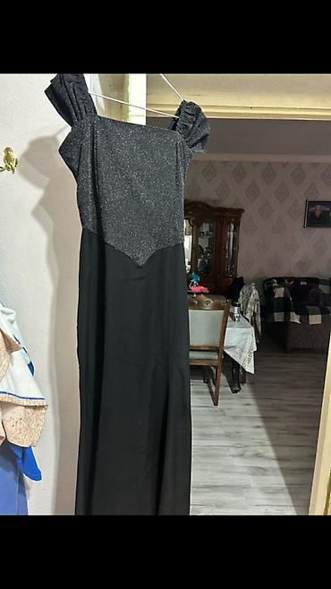 Qadınlar üçün zərif axşam/gecə donu - Rəng: qara - Uzunluq: maxi -