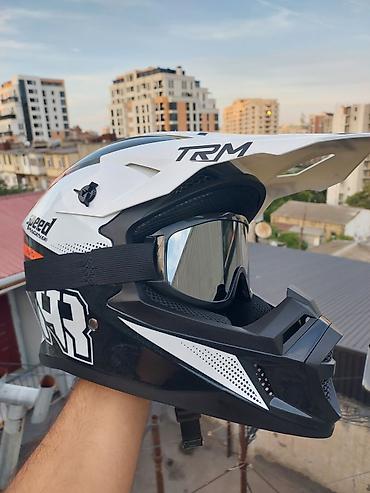 Moto geyim: Off-Road (Cross) Moto kask satıram Məhsul yenidir, istifadə — 1