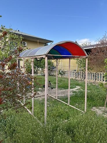 taxt ortukleri: Bağ üçün metal karkaslı kölgəlik söhbət gah yaxşı. vəziyyətdədir — 1